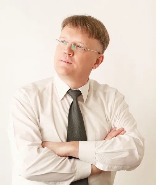 Hombre usando gafas —  Fotos de Stock
