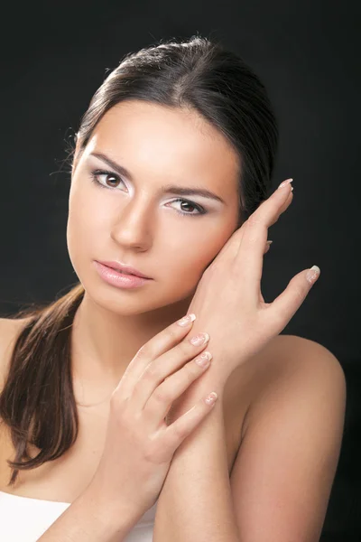 Mujer con piel sana — Foto de Stock