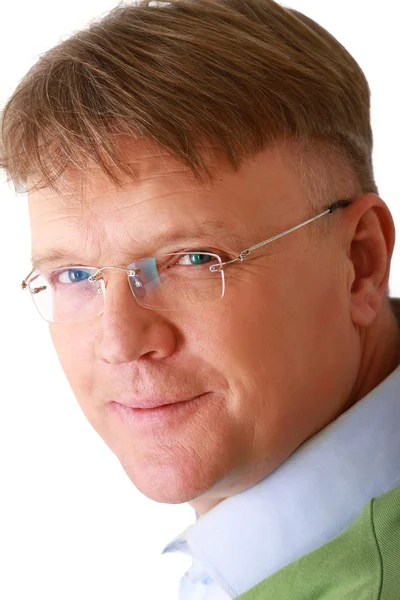 Portrait of man wearing glasses — Stock Photo, Image