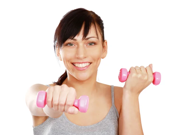 Young fitness woman exercising — Stock Photo, Image