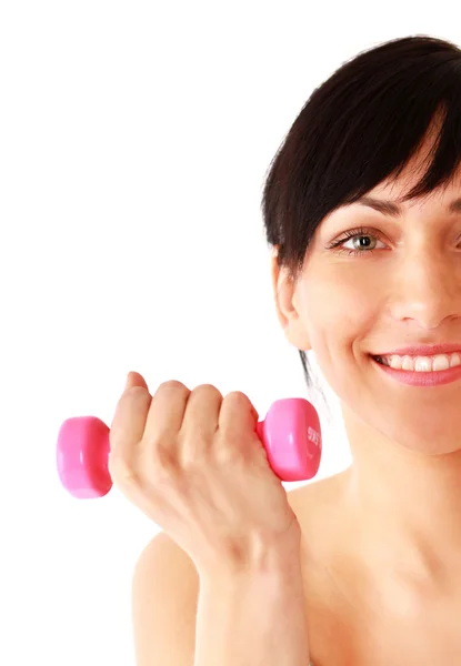 Young girl training — Stock Photo, Image