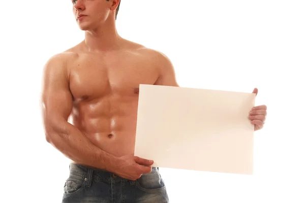 Sexy muscular man — Stock Photo, Image