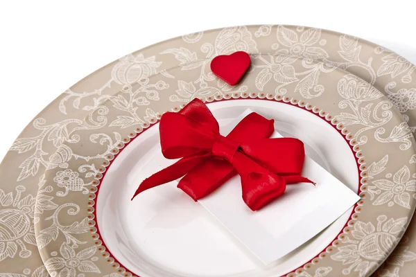 Valentine 's dinner waitnig para pareja — Foto de Stock