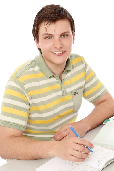 Jonge kerel studeren — Stockfoto