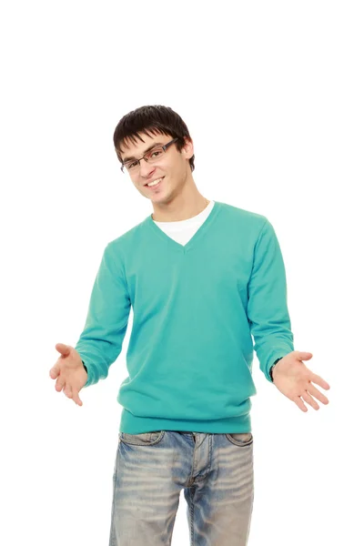 Young man wearing glasses — Stock Photo, Image