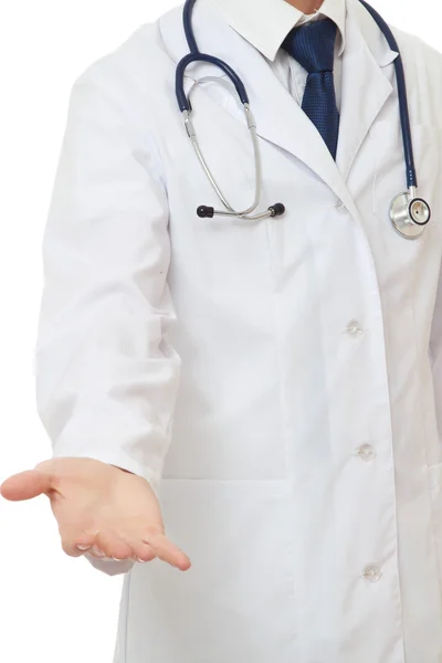 Doctor giving his hand for a handshake — Stock Photo, Image