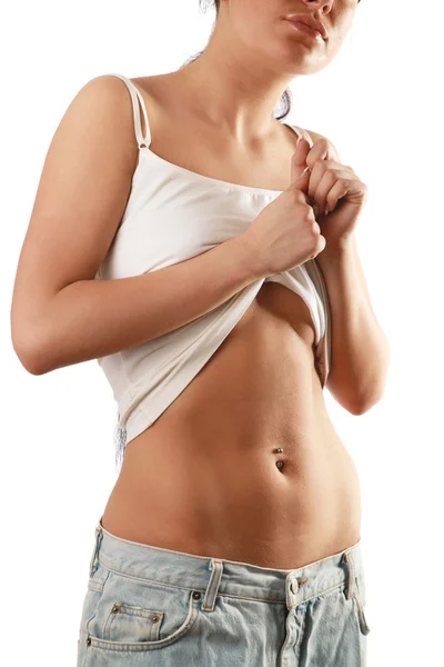 Young woman waist — Stock Photo, Image