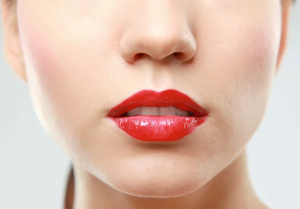 Maquilhagem. Lipgloss — Fotografia de Stock