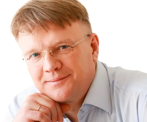 Portrait of man wearing glasses — Stock Photo, Image