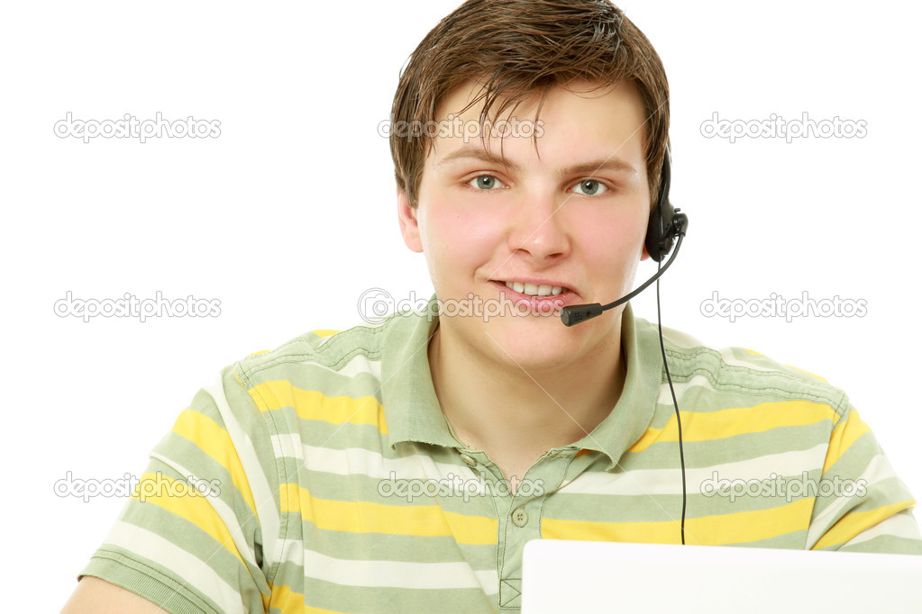 A customer service agent