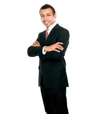 genç işadamı duran