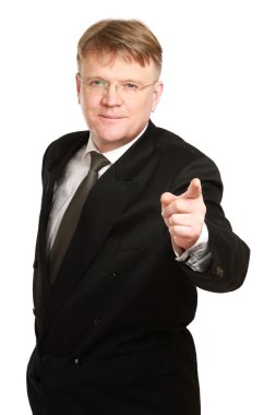 Sana işaret eden işadamı