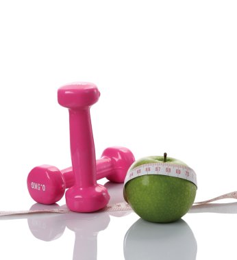 Mezura, elma ve halter