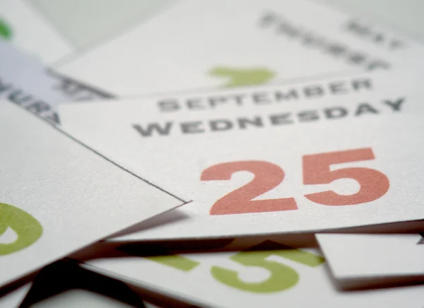 Calendar cards — Stock Photo, Image