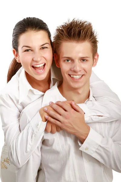 Happy young couple — Stock Photo, Image