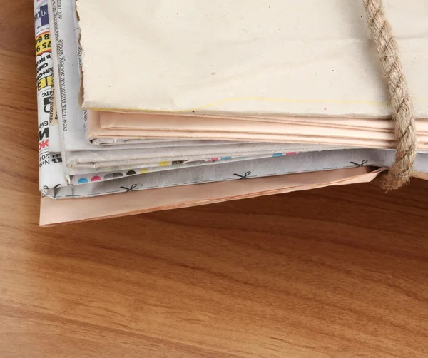 Uma pilha de jornal — Fotografia de Stock