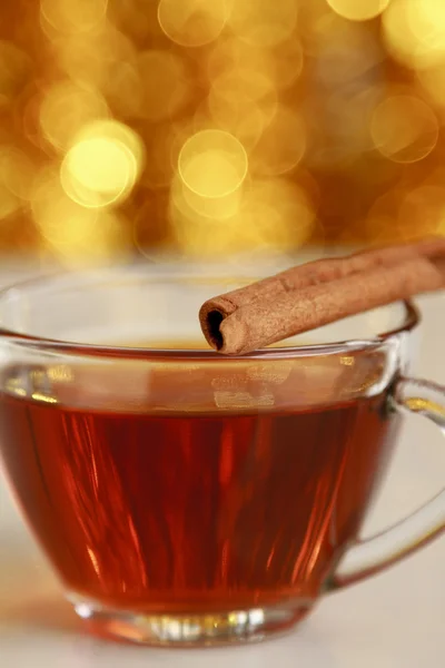 Beber con palitos de canela — Foto de Stock