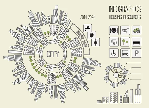 Ilustração imobiliária —  Vetores de Stock