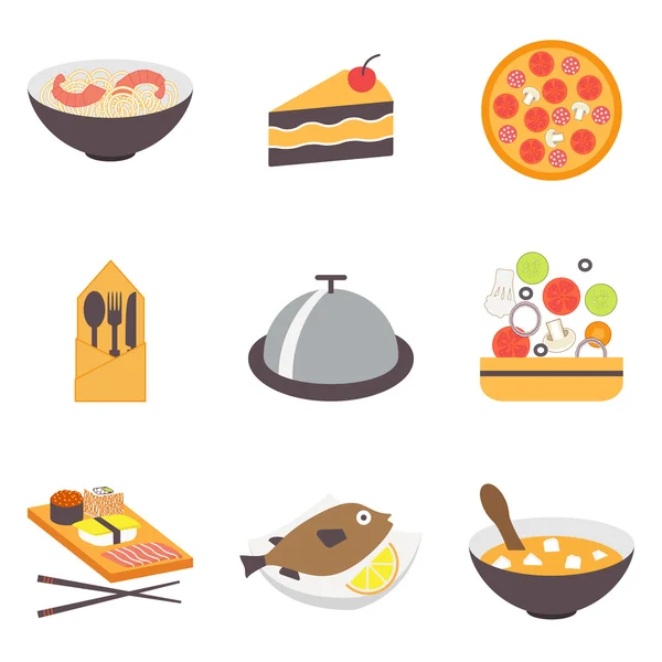 Icons for cooking — Stock Vector