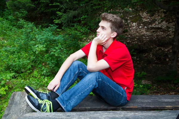 Young thinking man — Stock Photo, Image