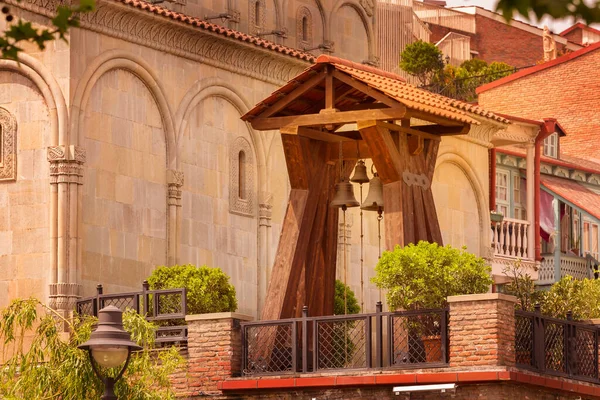 Bell Tower no centro de Tbilisi, Geórgia — Fotografia de Stock