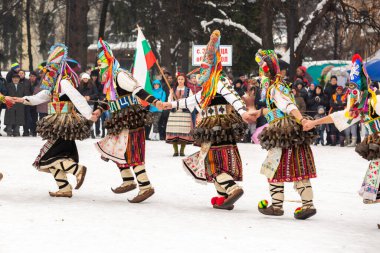 geleneksel Kuker kostüm festival Bulgaristan