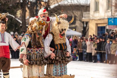 geleneksel Kuker kostüm festival Bulgaristan