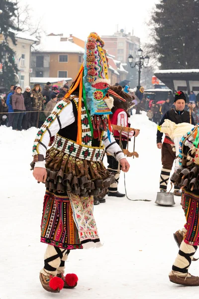 Tradiční festival Kuker kostým v Bulharsku — Stock fotografie