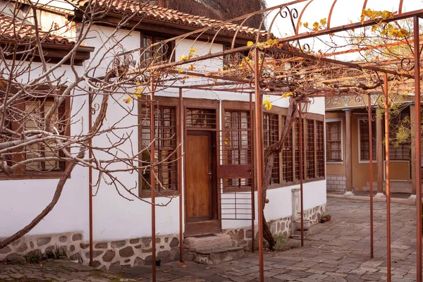 Plovdiv, Bulgária casas medievais, Cidade Velha — Fotografia de Stock
