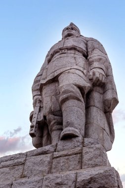 Bulgaristan 'ın Filibe kentinde Alyosha heykeli