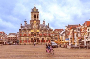 Delft Belediye Binası ve Market Meydanı Markt, Hollanda