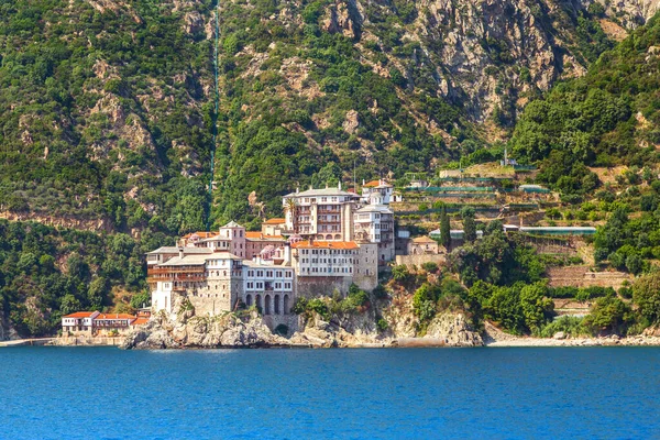 Agia Grigoriou Orthodox Monastery Athos Agion Oros Holy Mountain Halkidiki — 스톡 사진