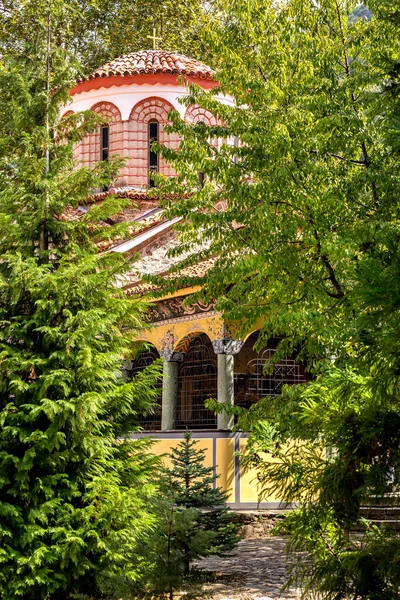 Monasterio Ortodoxo Bachkovski Bulgaria Vista Iglesia Verano — Foto de Stock