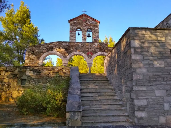 Halkidiki Saint Theonas Church Vourvourou Sithonia Greece — ストック写真