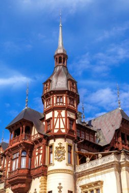 Peles şato kulesi, Sinaia, Transilvanya, Romanya