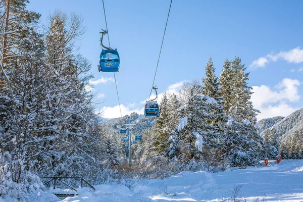 Bansko Bulgaria Februari 2022 Tempat Wisata Ski Musim Dingin Bulgaria — Stok Foto