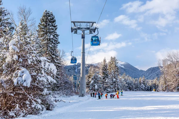 Bansko Bulgaria Februari 2022 Panorama Resor Ski Musim Dingin Bulgaria — Stok Foto