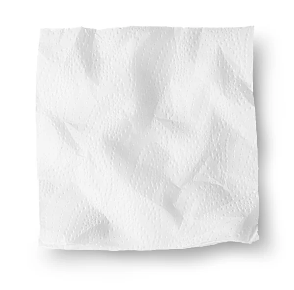 Serviettes en papier froissé — Photo