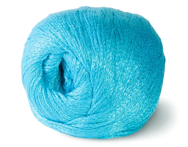 編み糸クリュー ブルー — ストック写真