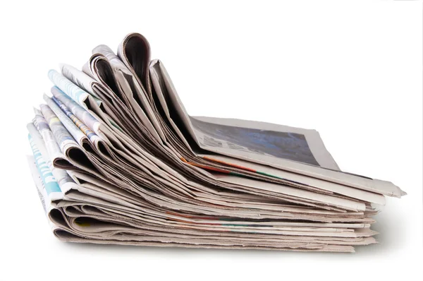 Stack Of Newspapers — Stock Photo, Image