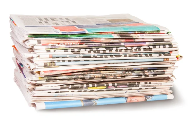 Stack Of Newspapers — Stock Photo, Image