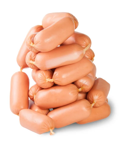 Heap Beef Sausages — Stock Photo, Image