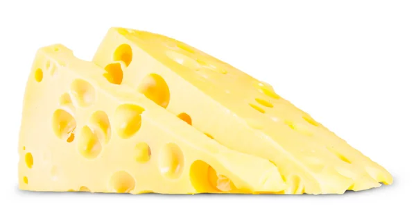 Two Pieces Of Cheese — Stock Photo, Image