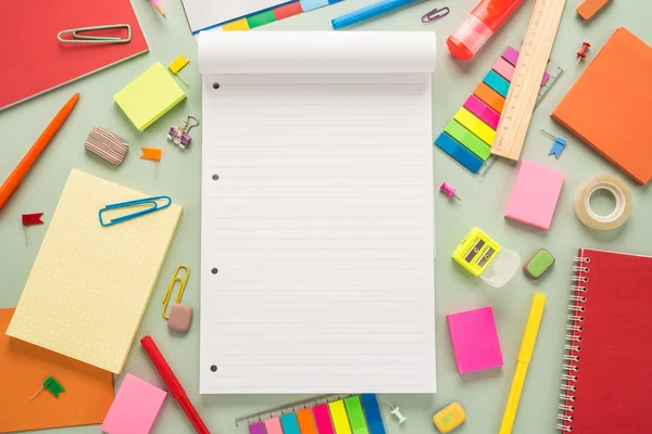 School office supplies — Stock Photo, Image