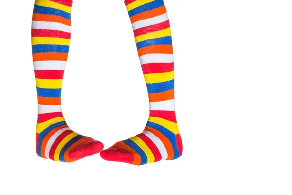 Colorful stockings isolated — Stock Photo, Image