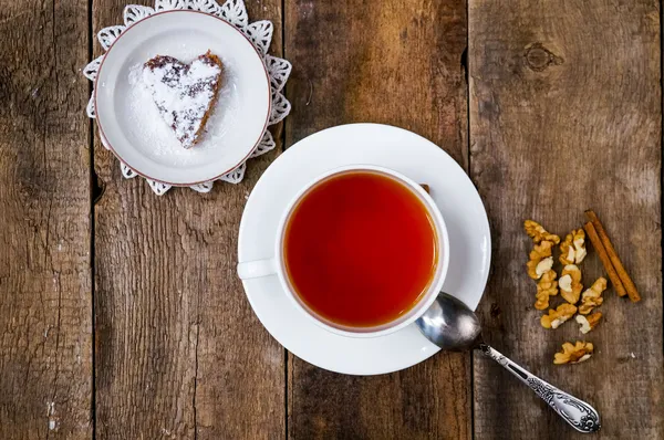 Yummy morning tea — Stock Photo, Image