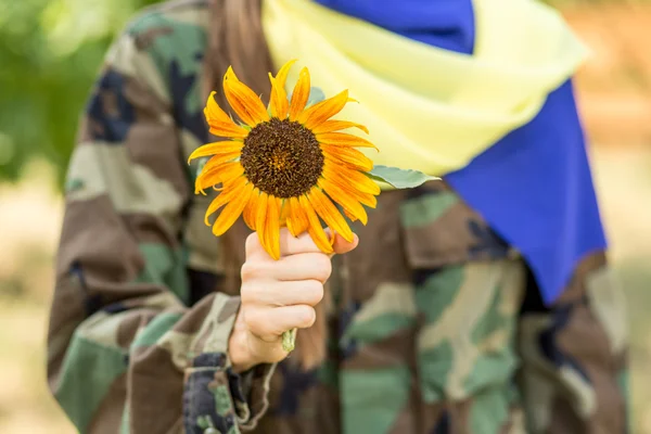 Ukrainska patriot — Stockfoto