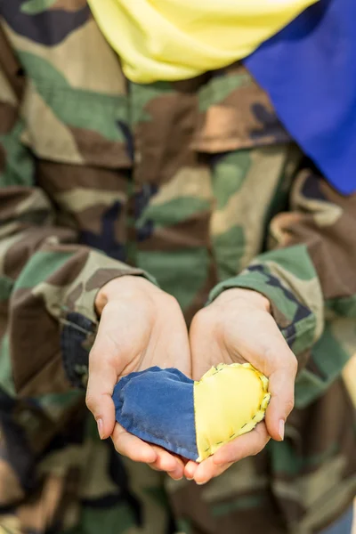 Ukrainian patriot — Stock Photo, Image