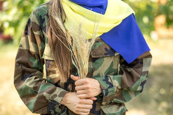 Ukrainischer Patriot — Stockfoto