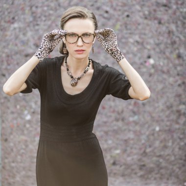 kadın moda leopar aksesuarları